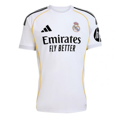 Real Madrid Kylian Mbappe #9 Replica Home Stadium Shirt 2025-26 Short Sleeve Real Madrid Kylian Mbappe #9 Replica Home Stadium Shirt 2025-26 Short Sleeve
